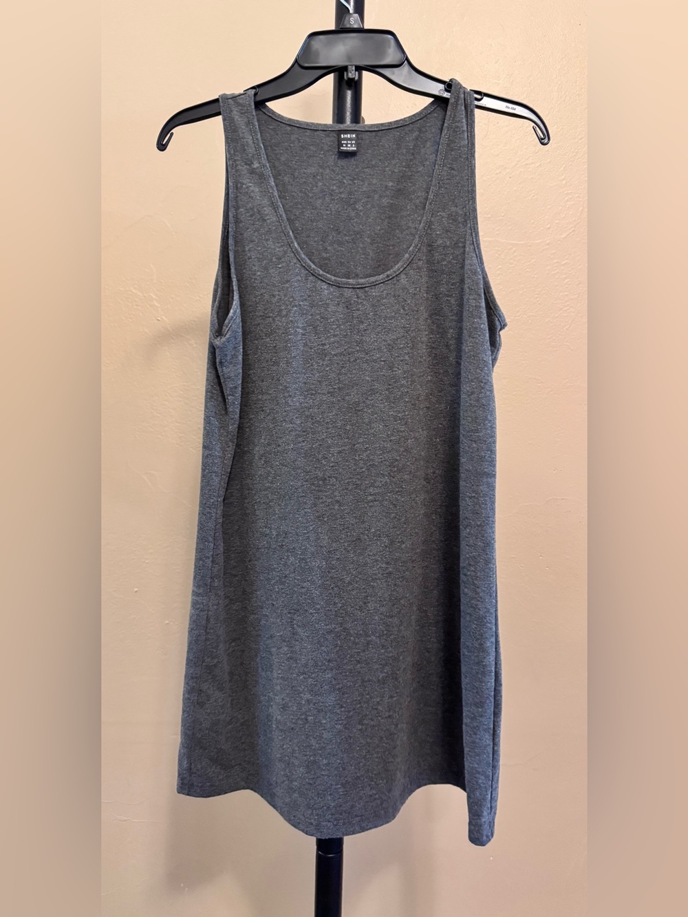 SHEIN Charcoal Gray Scoop Neck Tank women’s dress sz medium